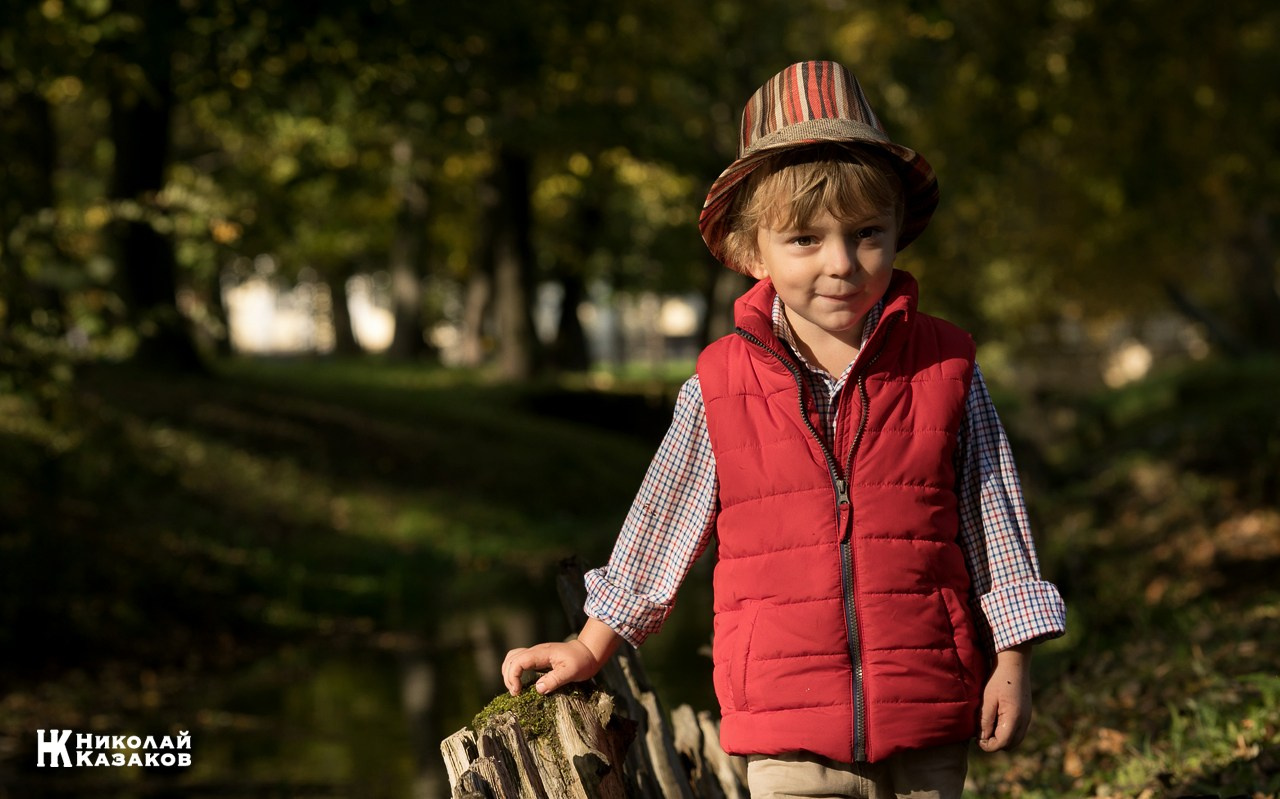 Детская фотосессия на природе. Николай Казаков. Профессиональный фотограф. Преподаватель фотографии