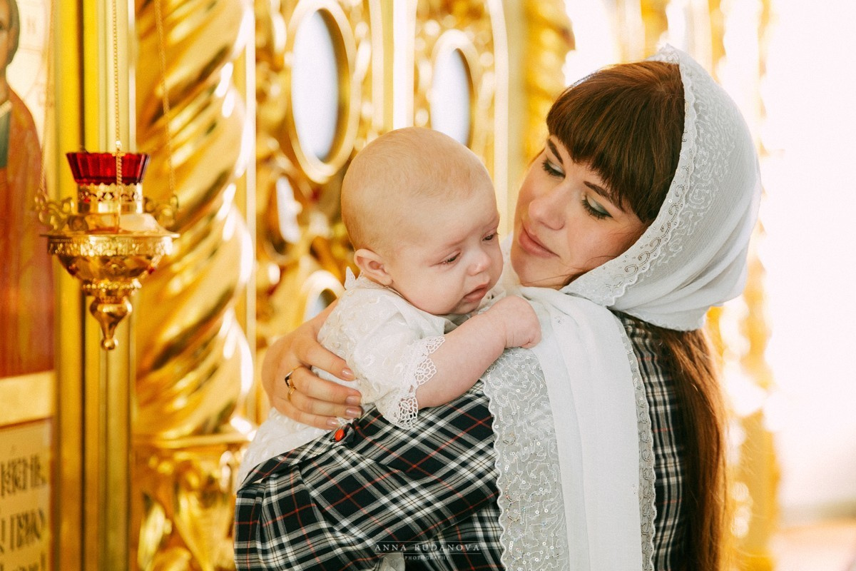 Фотосессия таинства крещения | Фотограф Анна Руданова