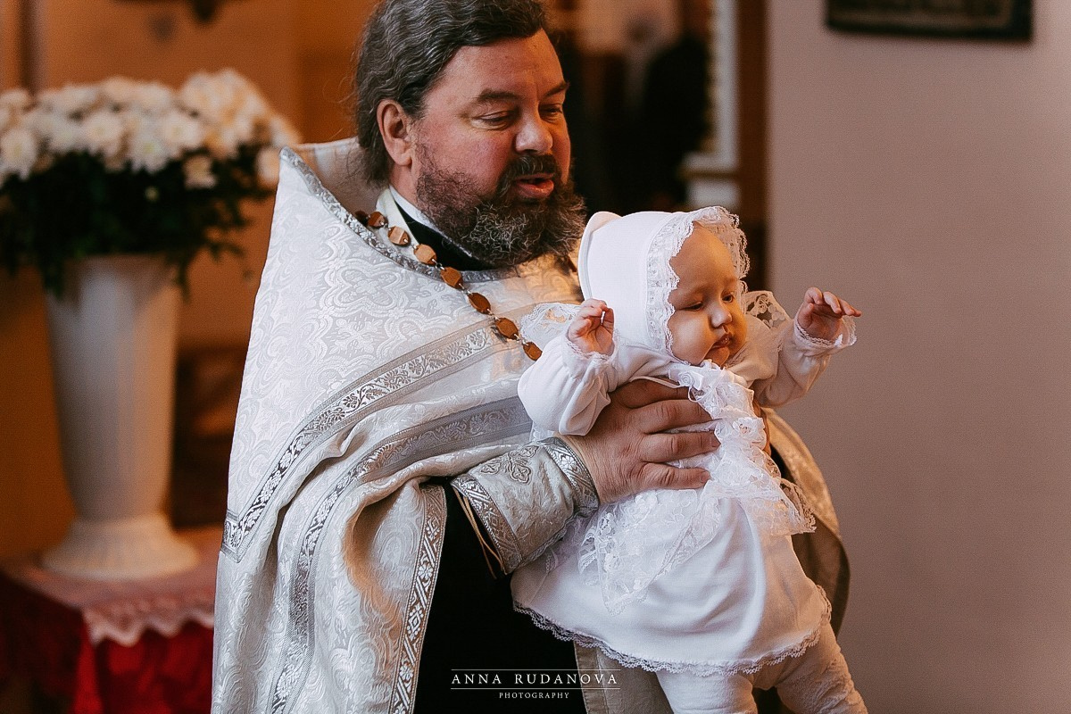 Фотосессия таинства крещения | Фотограф Анна Руданова