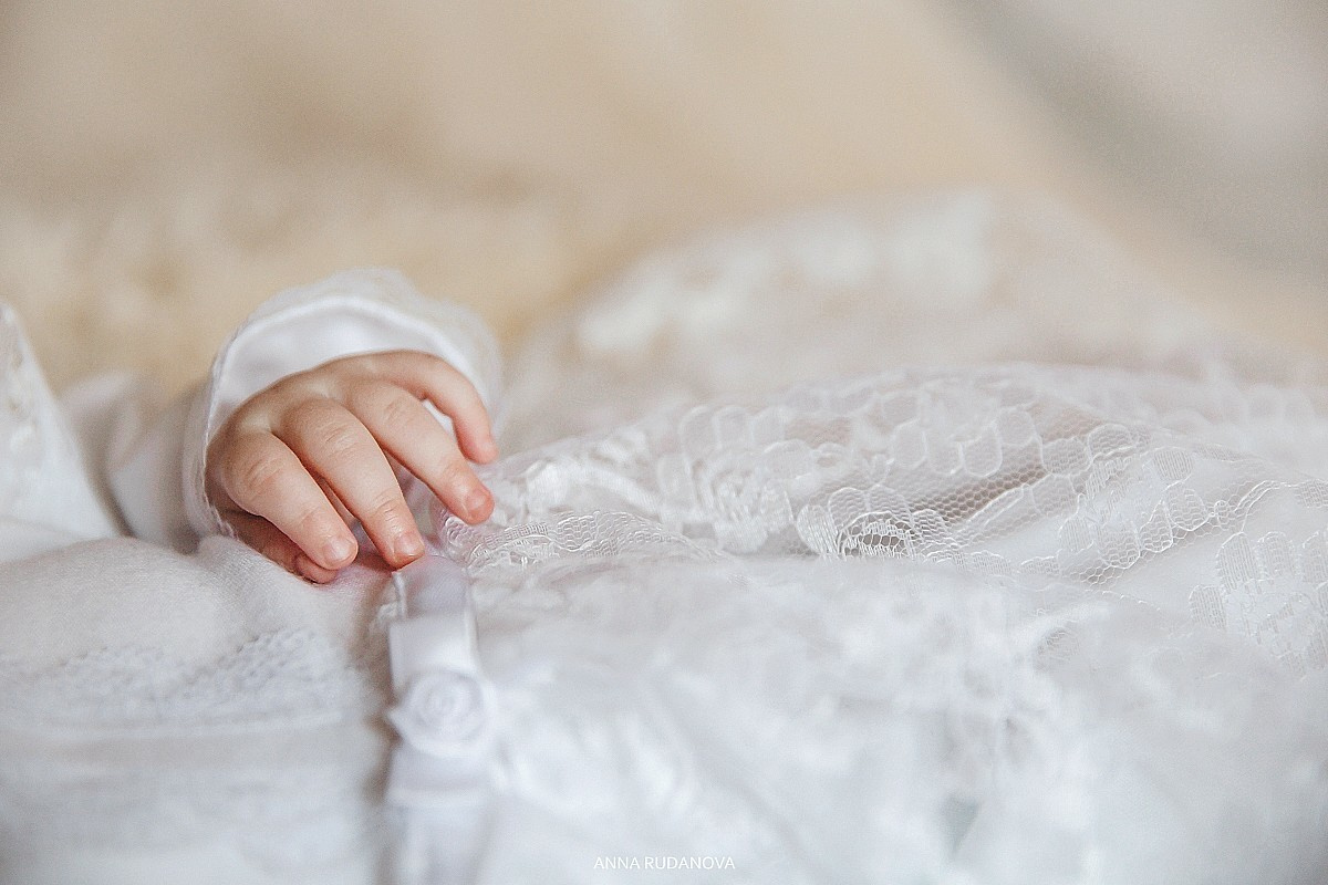 Фотосессия таинства крещения | Фотограф Анна Руданова