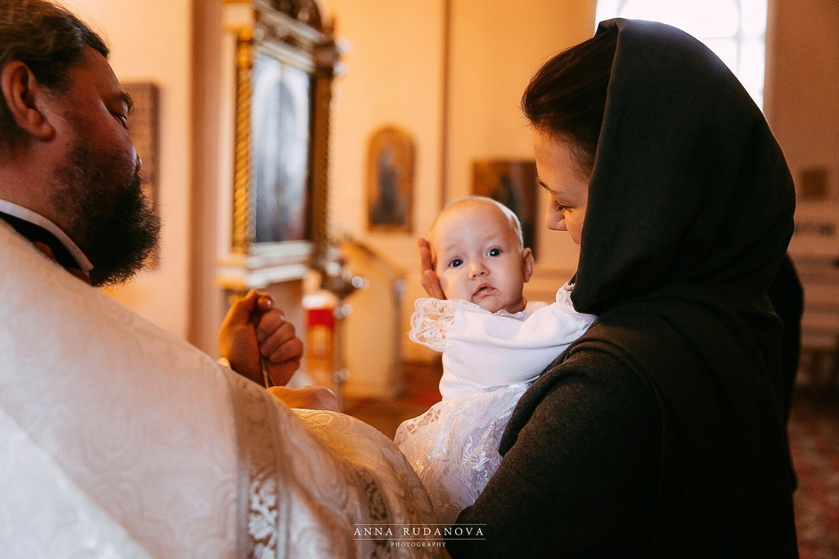 Фотосессия таинства крещения | Фотограф Анна Руданова