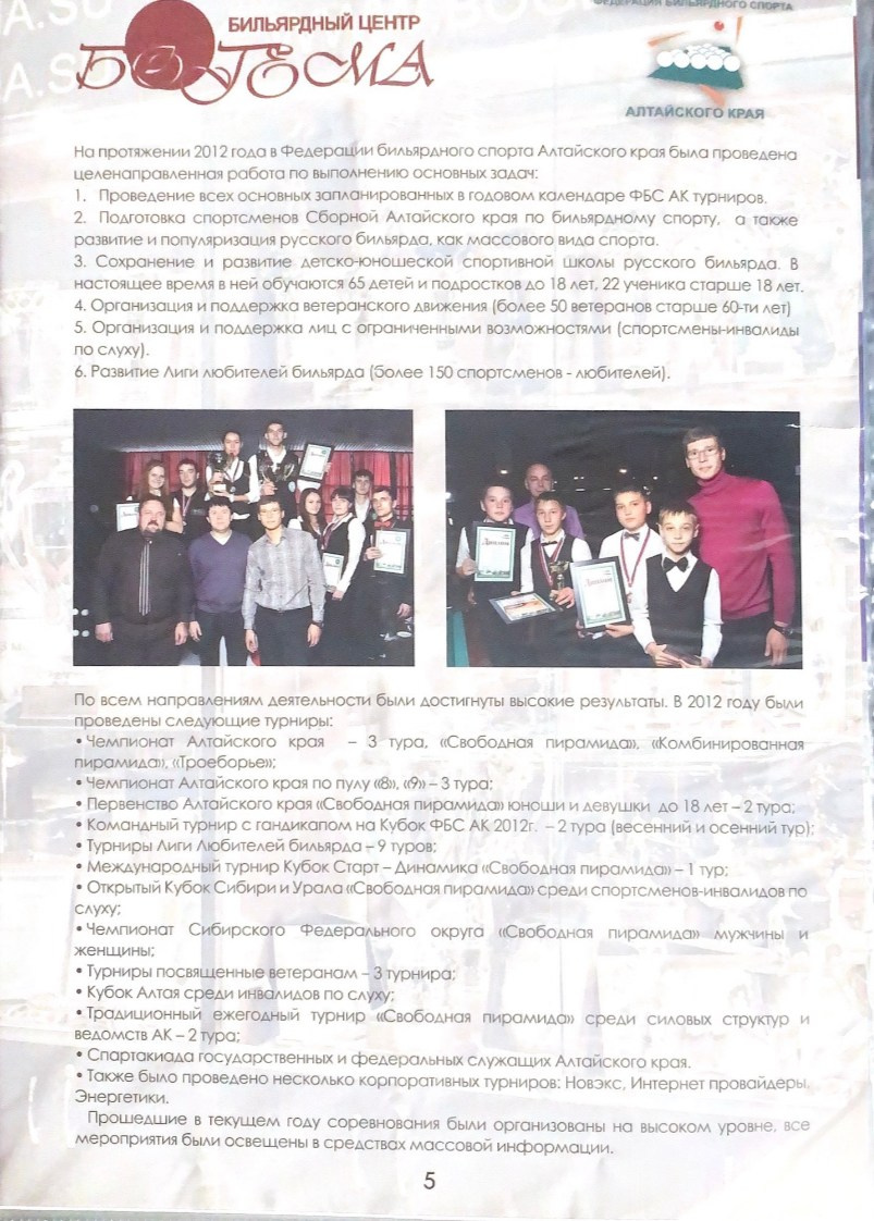 Валерия Смирнова — спортсмен и тренер по русскому бильярду в Москве