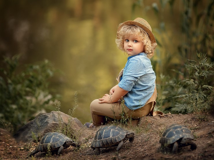 3D effect. Photographer Elena Michelle