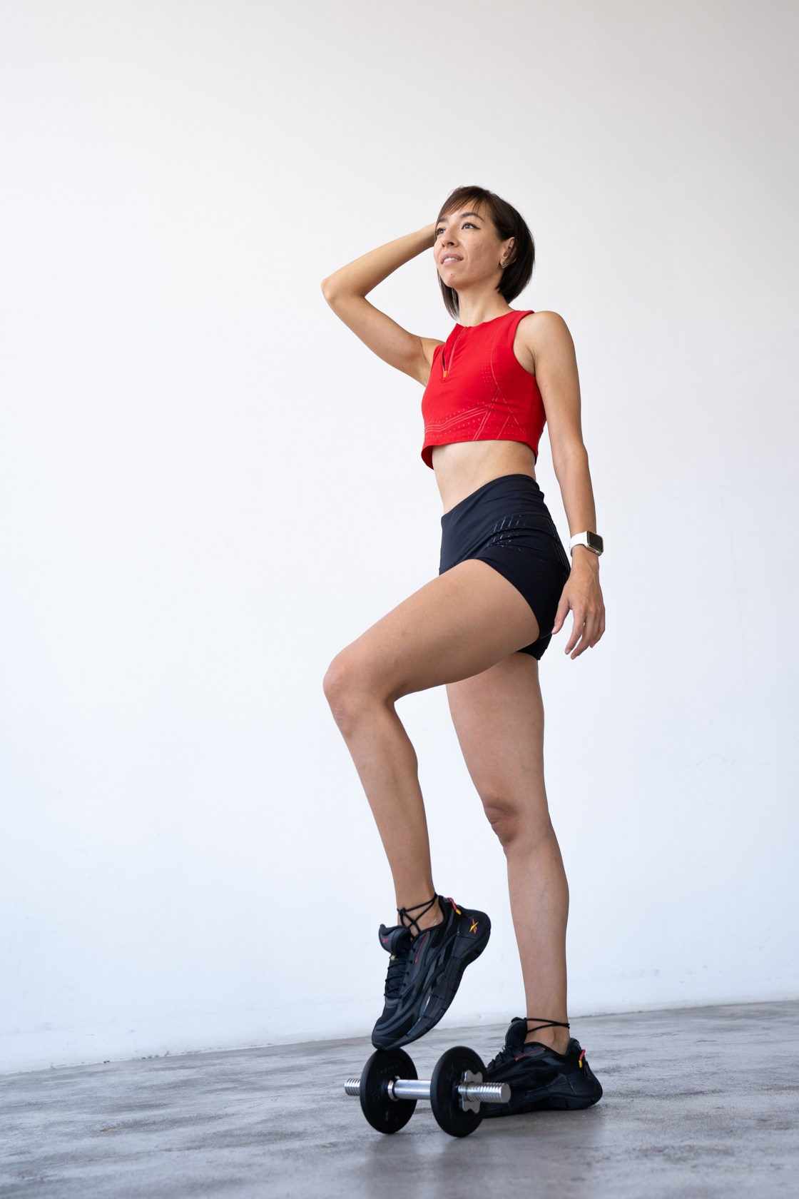 спортивная фотосессия в студии