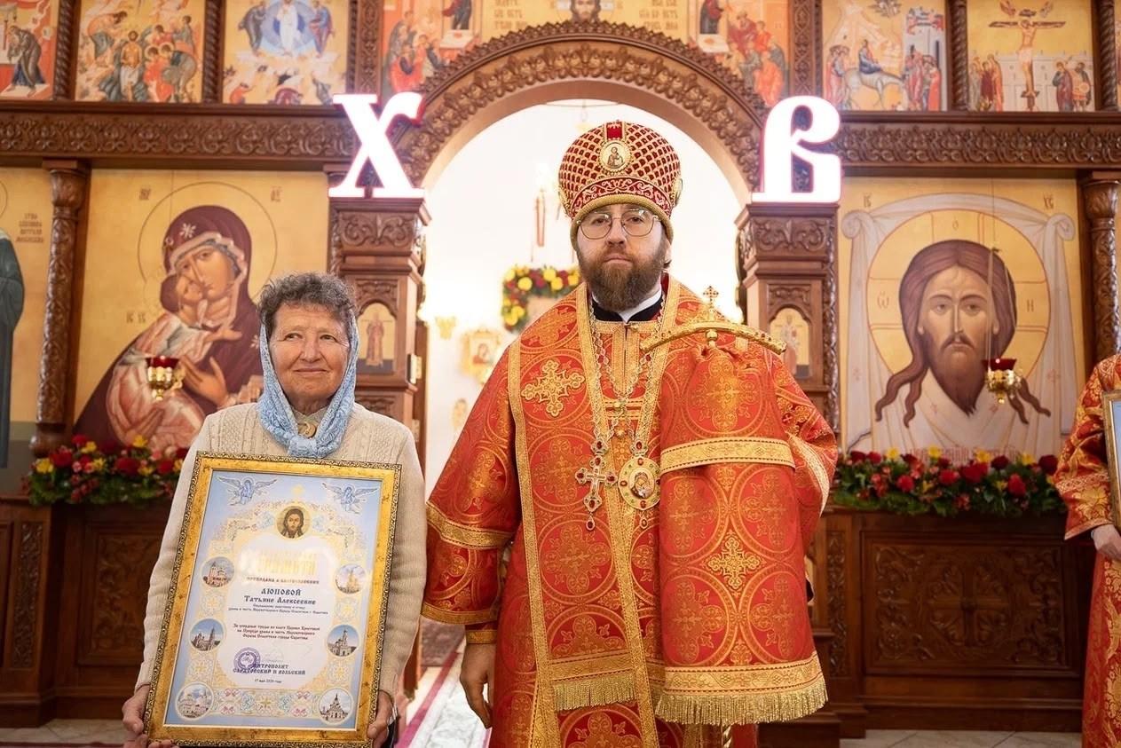 МИТРОПОЛИТ ИГНАТИЙ СОВЕРШИЛ БОЖЕСТВЕННУЮ ЛИТУРГИЮ В ХРАМЕ НЕРУКОТВОРНОГО ОБРАЗА СПАСИТЕЛЯ Г. САРАТОВА. Саратовское Северо-Западное благочиние