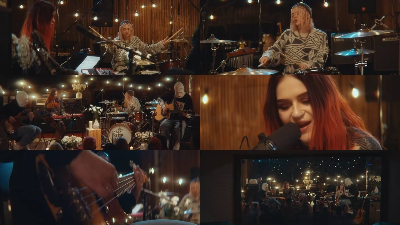 live-сессия группы кис-кис в студии, кастинг массовки и реквизит