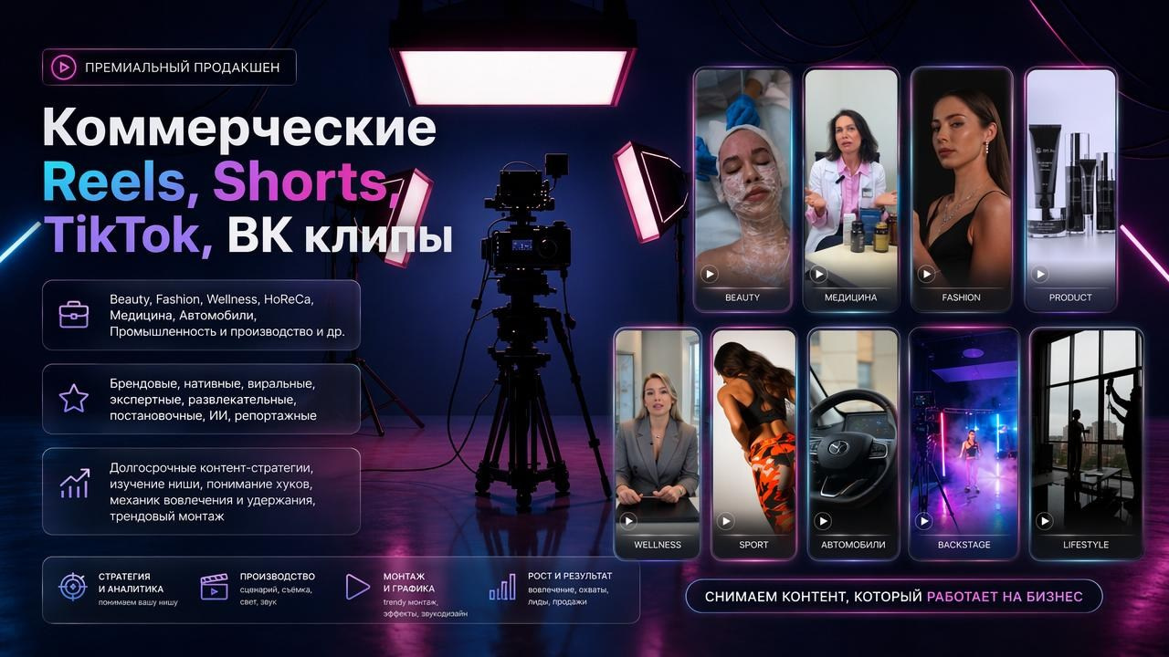 Коммерческий контент для жизни и бизнеса. Денис Хрюкин, продюсер, режиссёр, контентмейкер. Санкт-Петербург, Москва