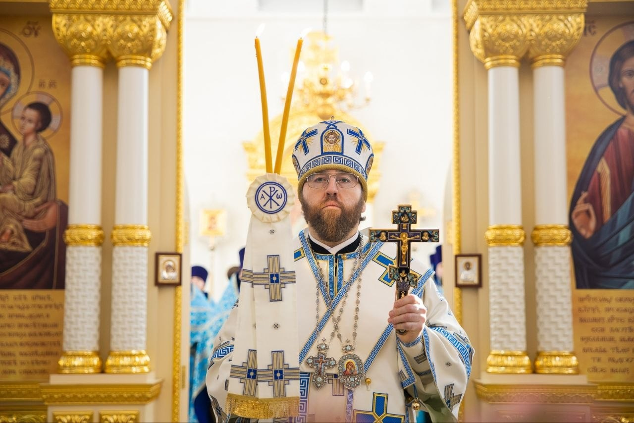 Благочинный Северо-западного округа храма принял участие в Архиерейском Богослужении В Николо-Тихвинском Соборном храме Г. САРАТОВА. Саратовское Северо-Западное благочиние