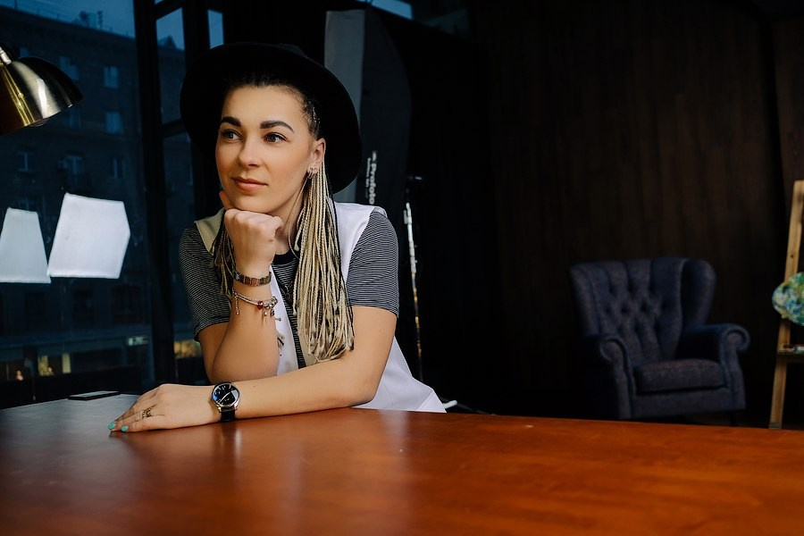 Портрет модели, красота и стиль