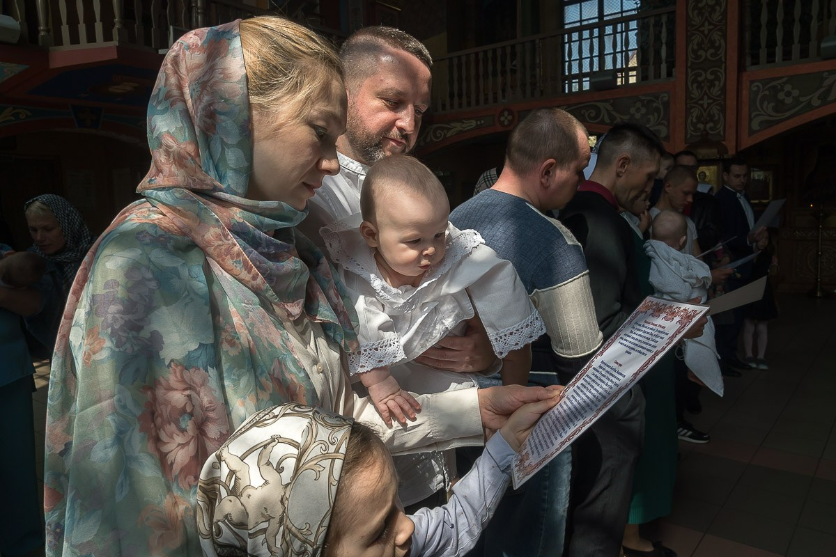 Крещение Платона в Покровском храме. Фотограф Татьяна Рутковская Калининград