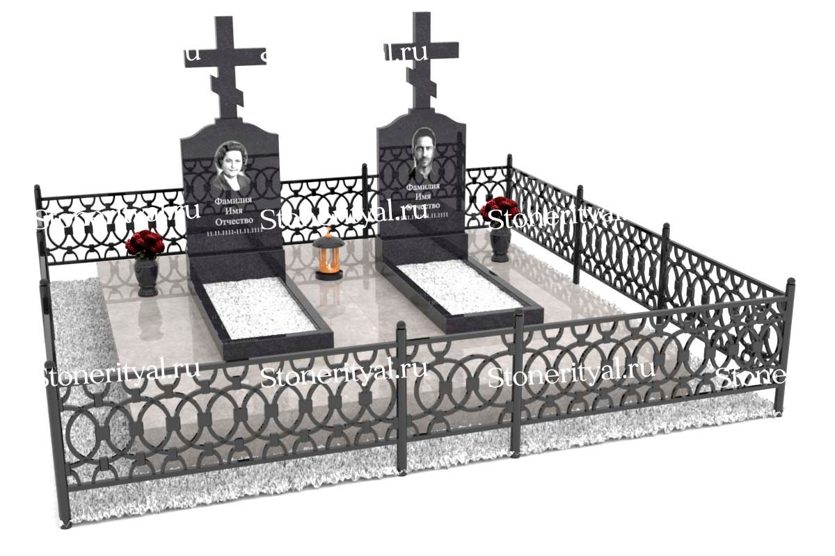 Семейные памятники. Изготовление и установка памятников в Москве и МО