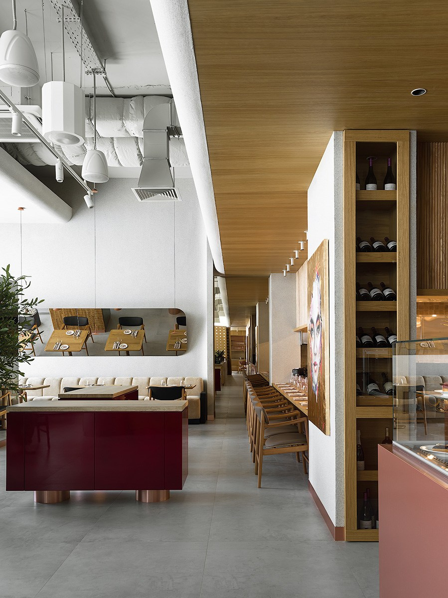 HVANCH restaurant in Saratov Russia designed by QUADRUM STUDIO