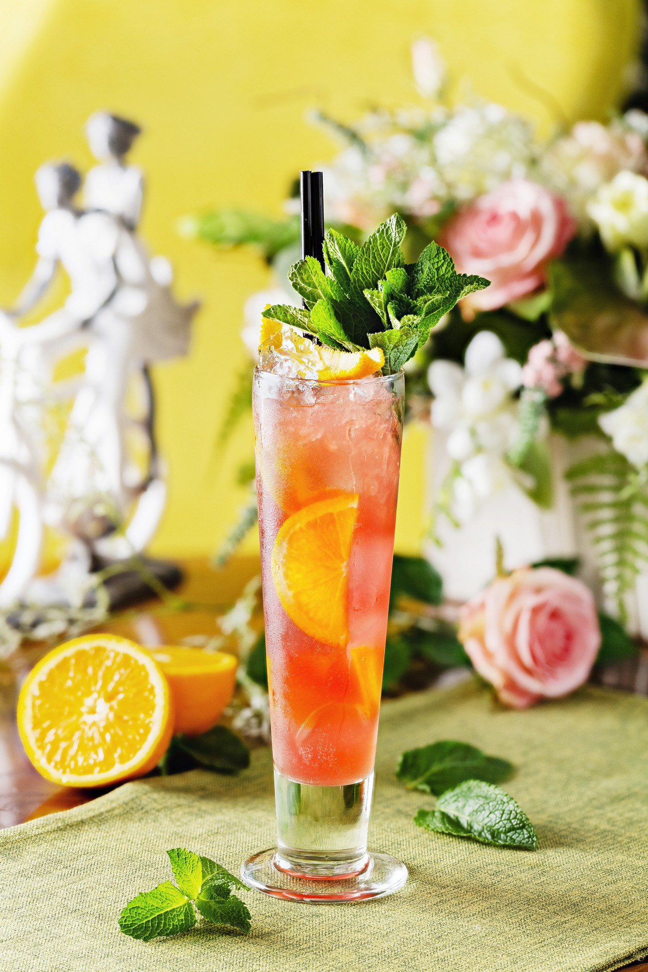 Фудфотосъемка летнего коктейля для соц сетей