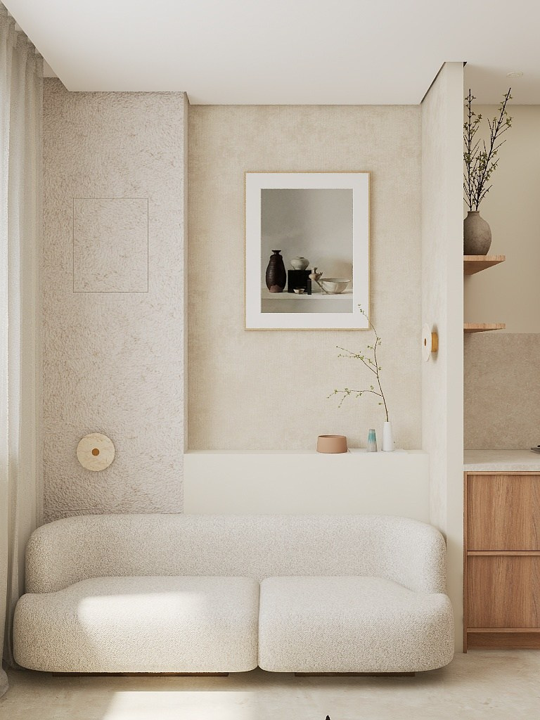 Квартира в Геленджике 94 кв.м. Дизайнер интерьера Вишнякова Ульяна