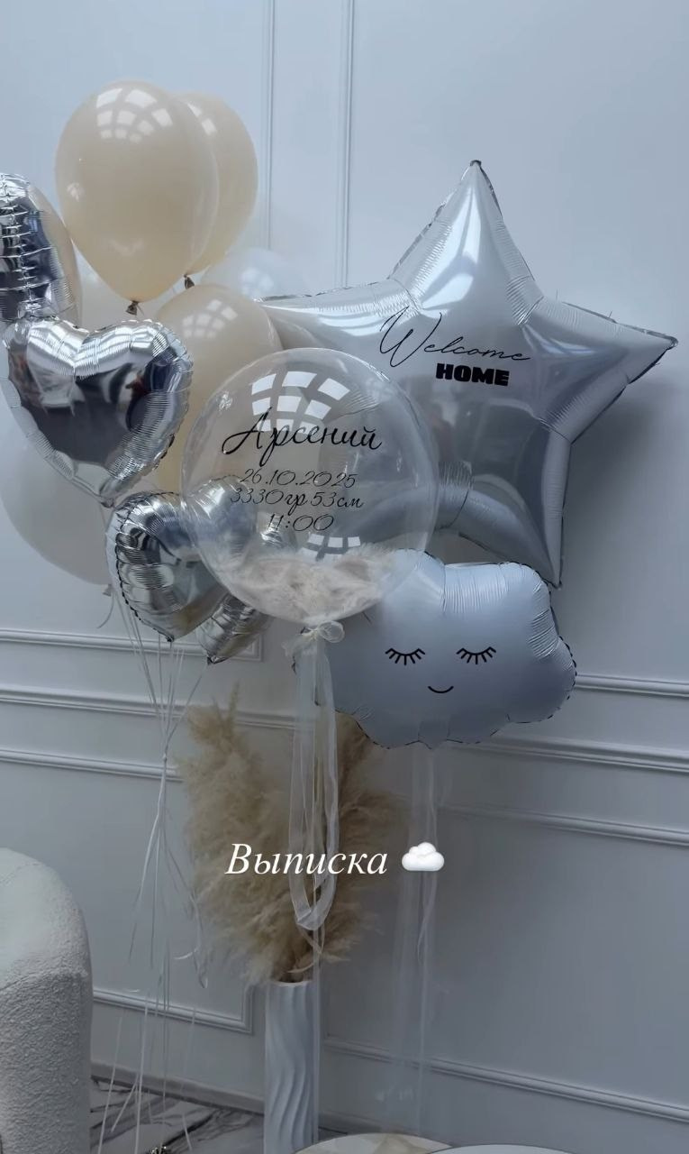 You born!. Balloons and decorations in Serbia. Delivery 24/7
