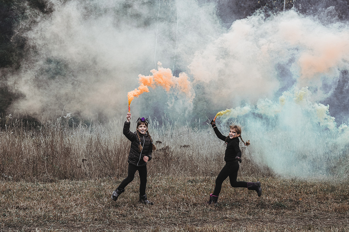 Ира, Маша, Паша и кот Василий, Серия «Autumn vibes». Коваленко Светлана, фотограф в Москве. Концерты, события и люди