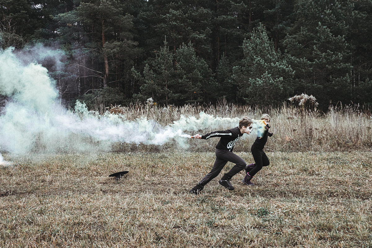 Ира, Маша, Паша и кот Василий, Серия «Autumn vibes». Коваленко Светлана, фотограф в Москве. Концерты, события и люди