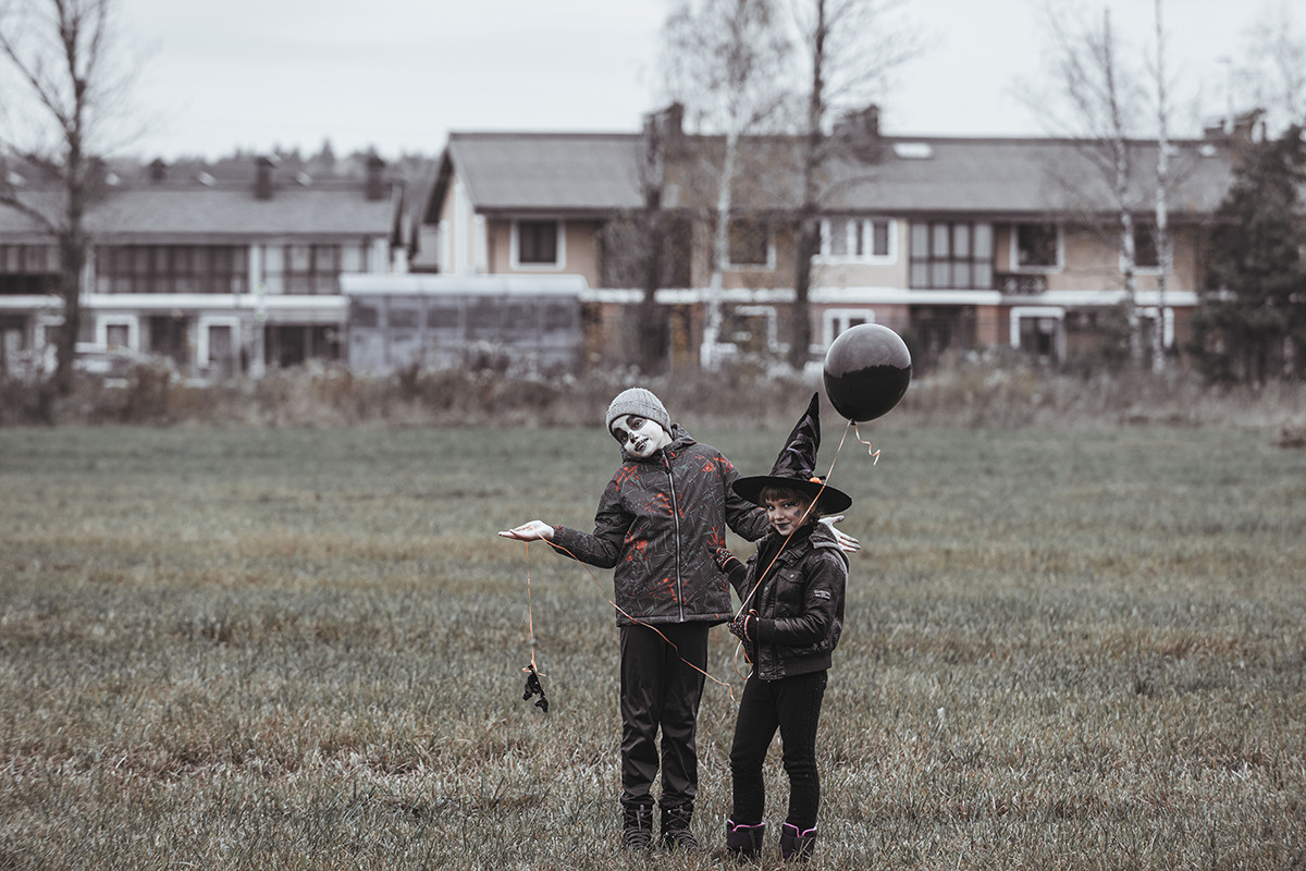 Ира, Маша, Паша и кот Василий, Серия «Autumn vibes». Коваленко Светлана, фотограф в Москве. Концерты, события и люди
