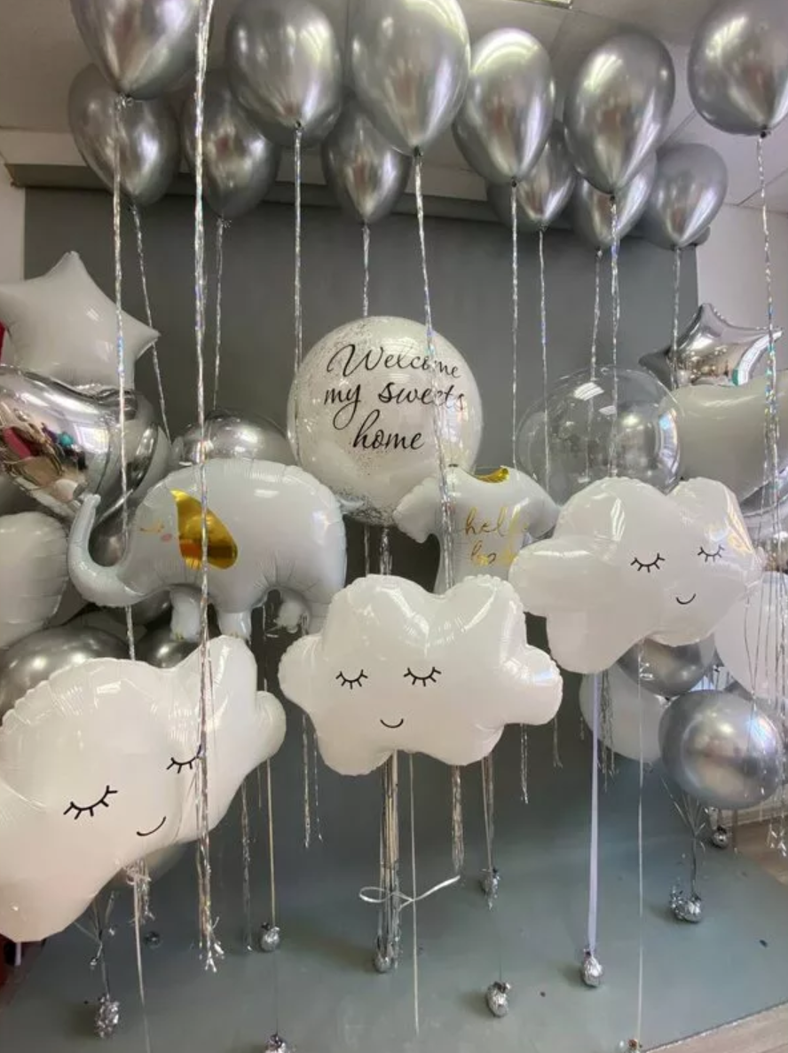 Odalazak iz porodilista prodavnica balona Novi Sad prodavnica balona Beograd. Шары с гелием, фотозоны Нови Сад Белград. Balone i dekoracije od balona Novi Sad Beograd