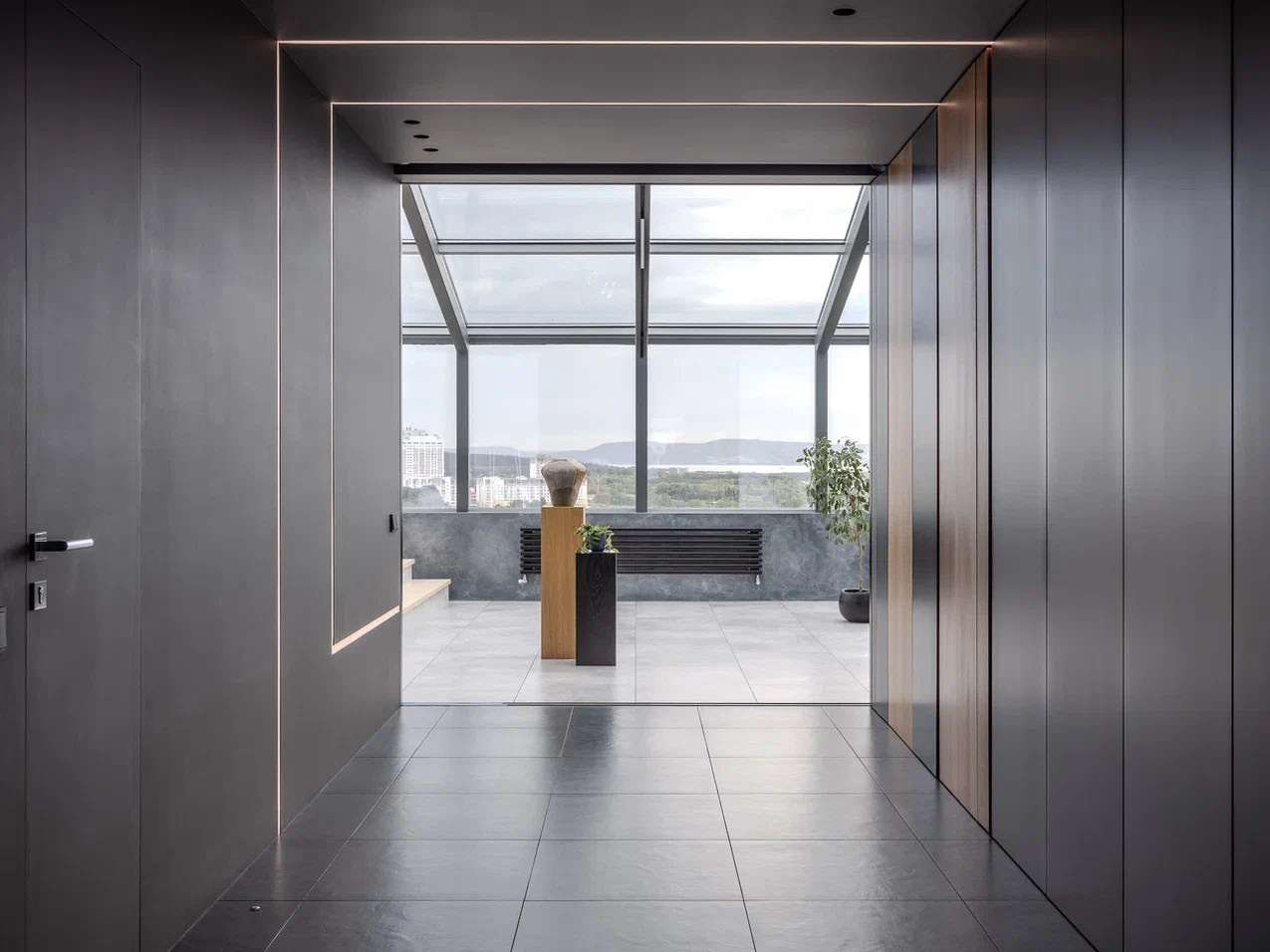 Квартира для молодого IT-специалиста площадью 250 м² на 21 этаже. Студия дизайна интерьера «Строчка» | Москва, Санкт-Петербург, Самара, Казань, Тольятти, Ульяновск и другие города России