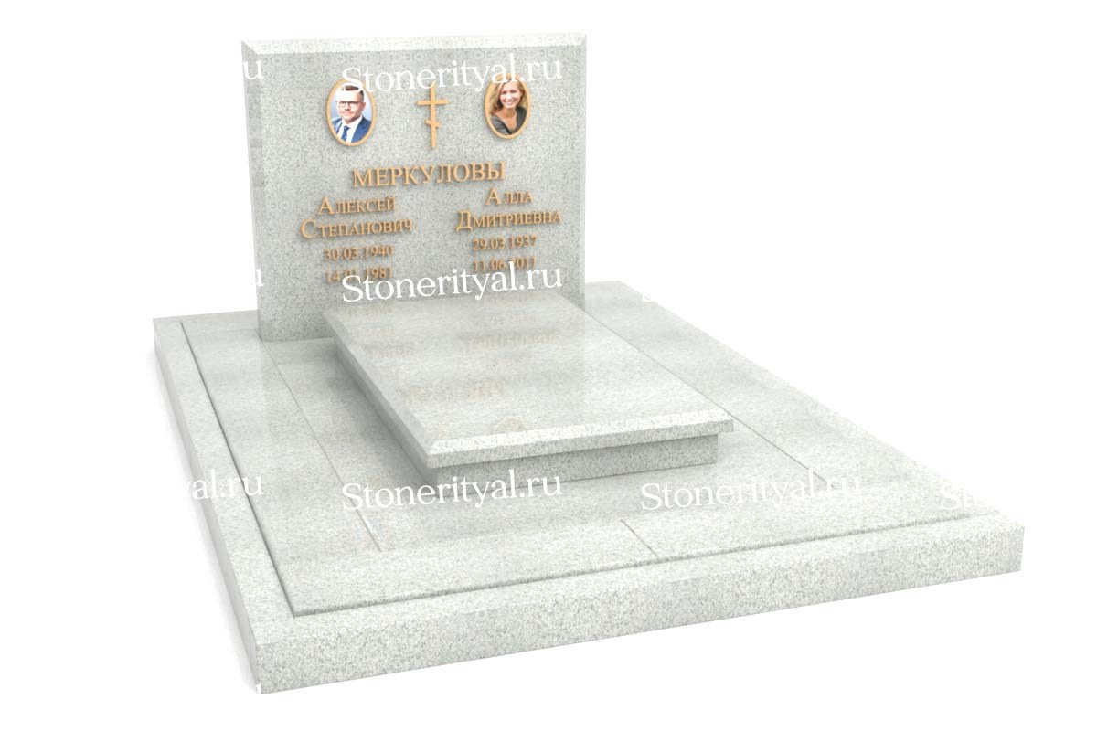 Семейные памятники. Изготовление и установка памятников в Москве и МО