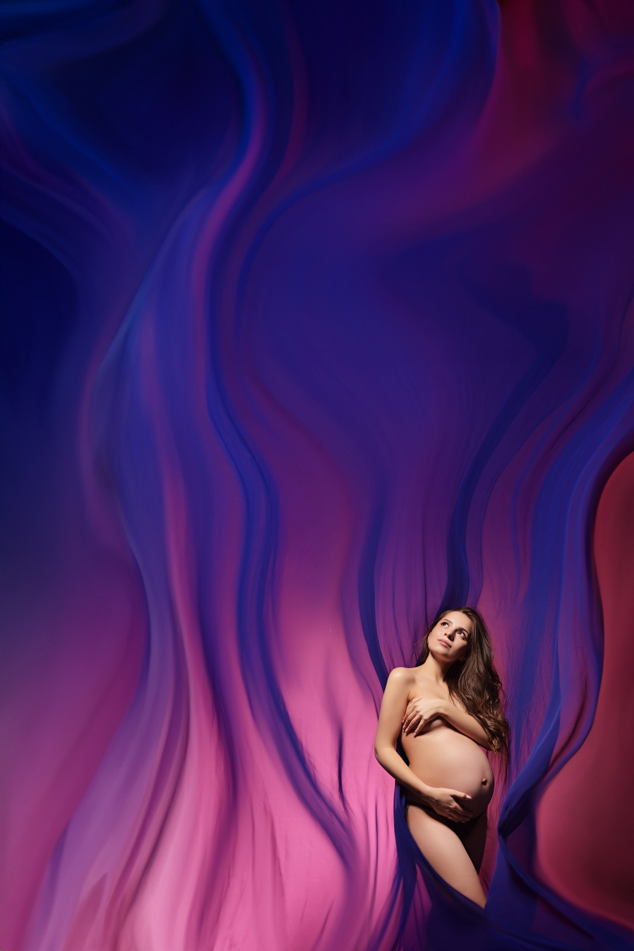 Студийная съемка беременности в ожидании чуда в Ростове-на-Дону