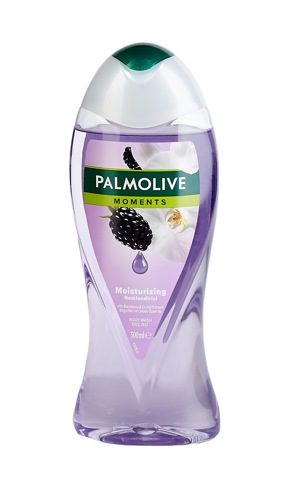 Фото шампуня для маркетплейсов. Шампунь Palmolive на белом фоне.