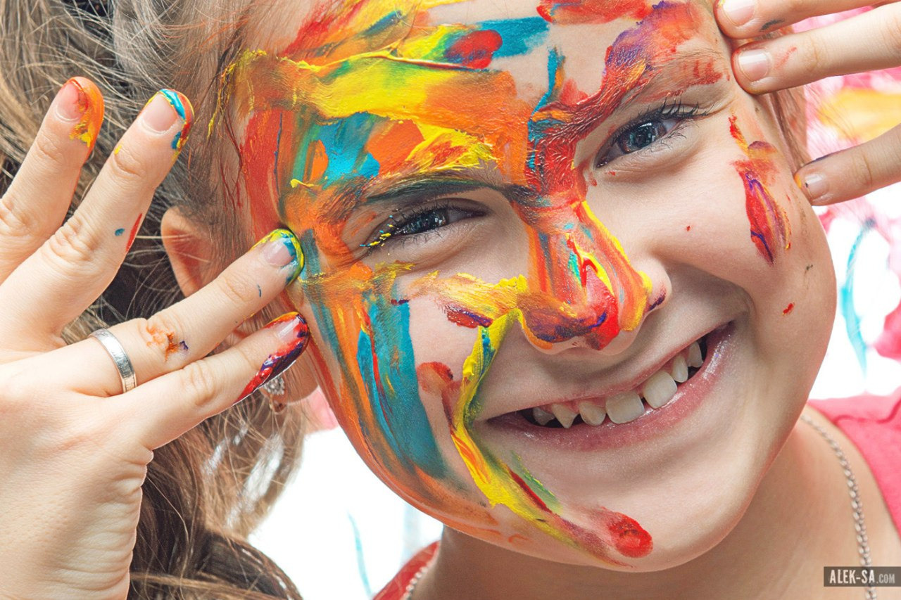 Семейная фотосессия в Краснодаре, Детская фотосессия Краснодар, Семейный фотограф, Детский фотограф Краснодар, с красками