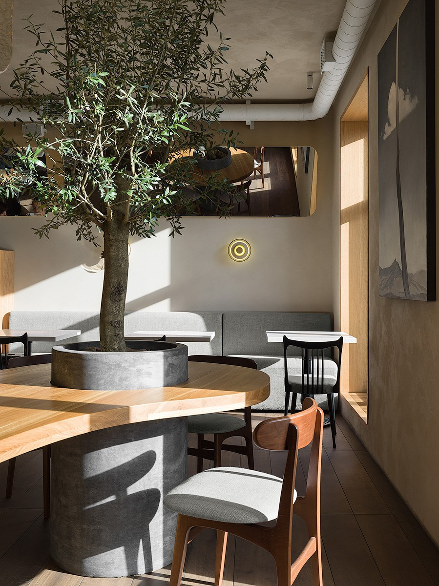 EMBER Cafe in Saratov Russia designed by QUADRUM STUDIO