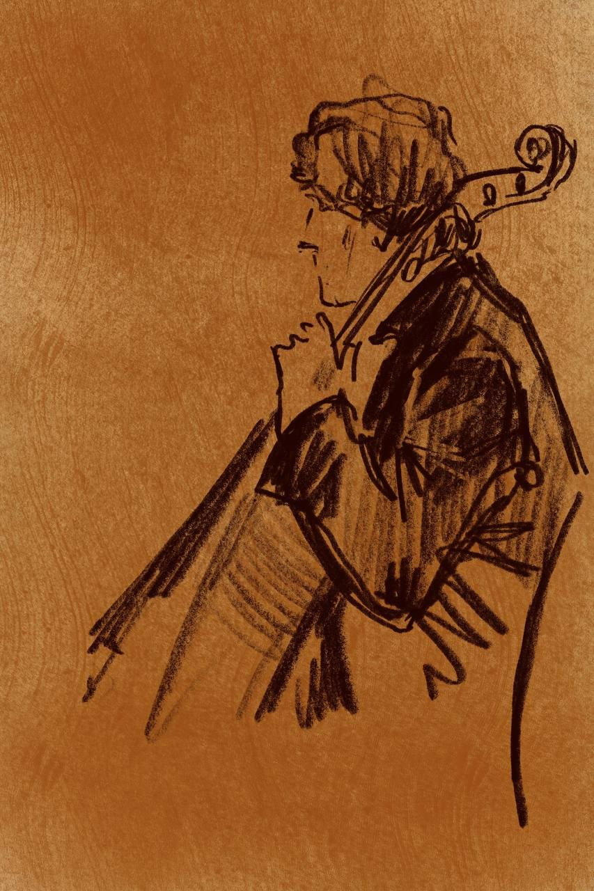 ОКОЛО МУЗЫКИ. Artist Anna Khopta. Oil and Acrylic Paintings. Moscow