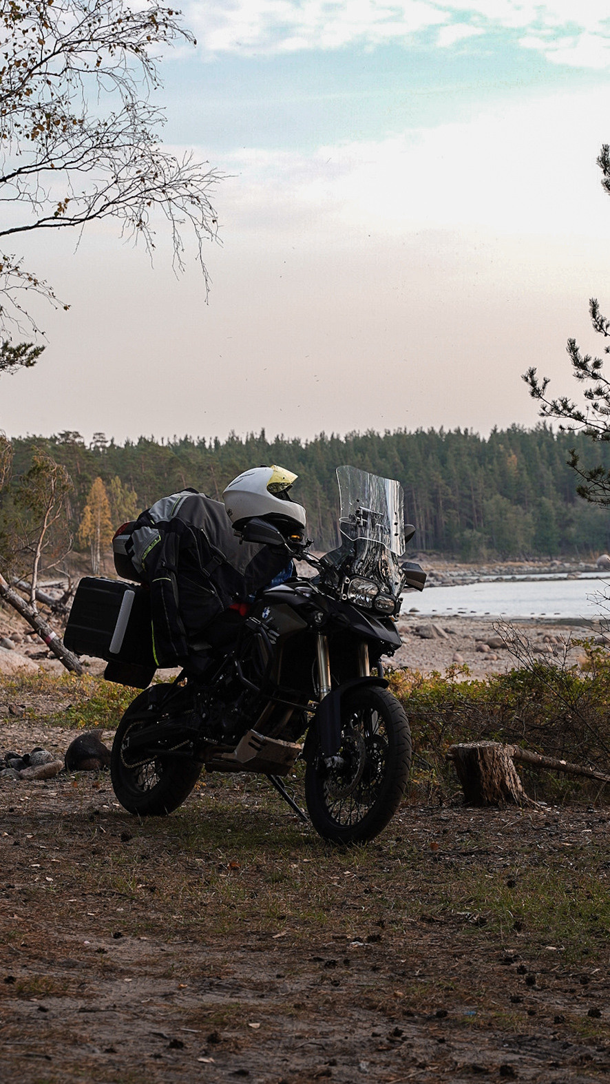Вокруг Ладоги на мотоцикле 2020. Человек с фотокамерой