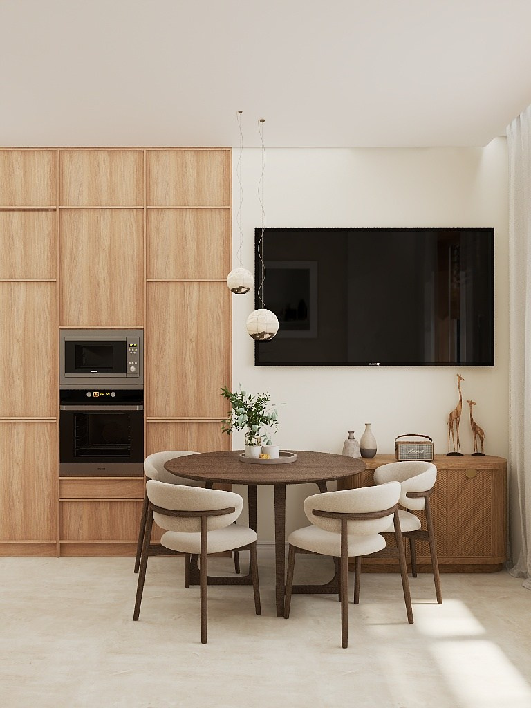 Квартира в Геленджике 94 кв.м. Дизайнер интерьера Вишнякова Ульяна