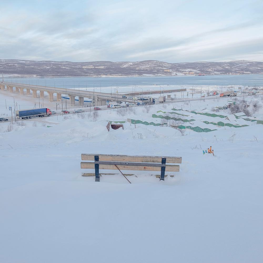 Kola bay remains ice-free throughout the year, thanks to warm Gulf Stream waters. Locals want the government to build a promenade, but the question remains open.