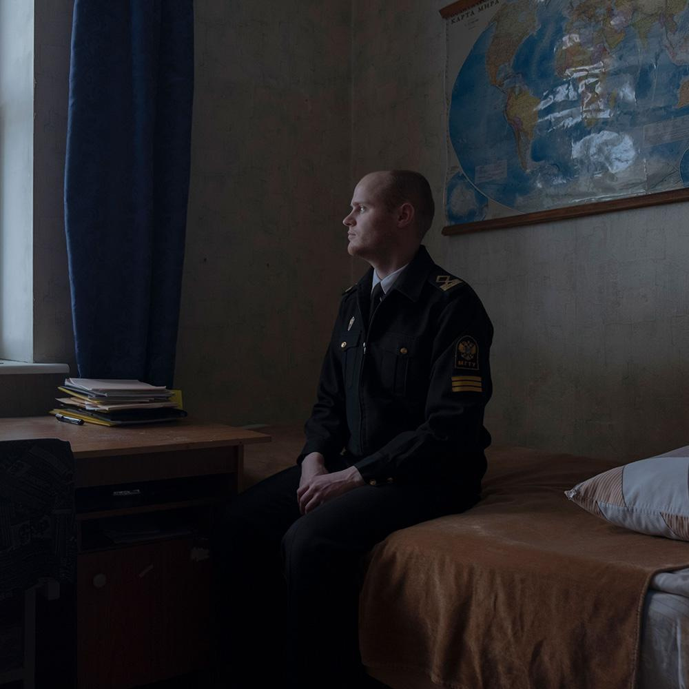 Bogdan was born in 1996. In 2019 he studied as a skipper. He doesn’t see his future in Murmansk: “The city is dull and small. It’s the place to elder only... All my classmates have left and they don’t want to return. There’s nothing to do here». Also, Bogdan told us that Russian sailors land fish in Norway and other nearby countries. After that Russian suppliers buy it for higher prices. That happens due to unprepared and expensive conditions of berthing in the port of Murmansk.