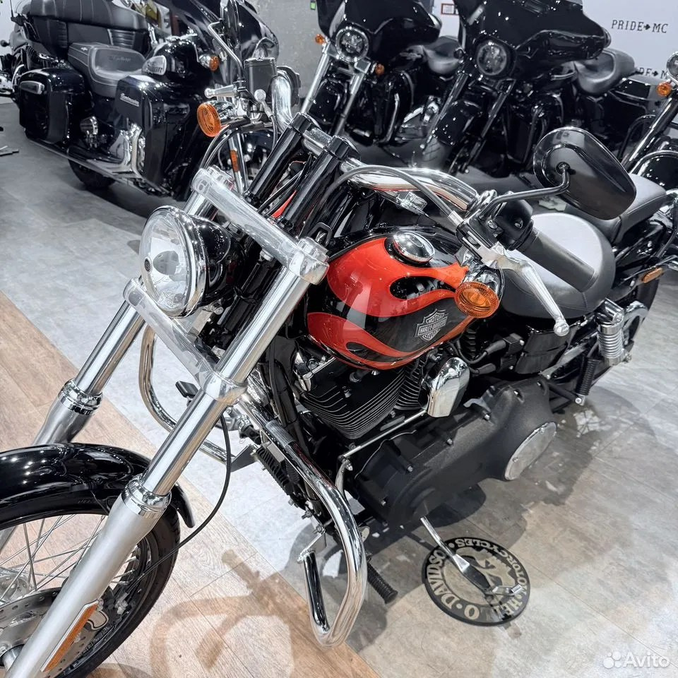2012 DYNA Wide Glide 96 Blасk Оrange Flamеs. Hello Davidson, Москва. Только хорошие мотоциклы…