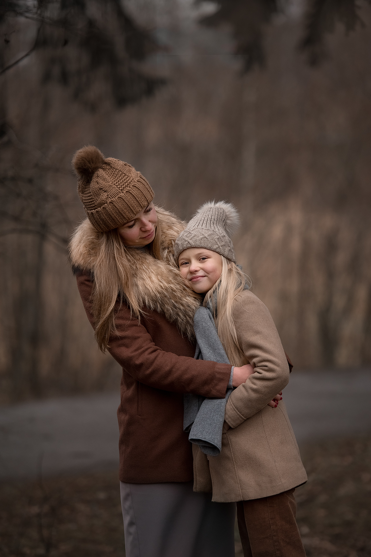 Осенняя фотосессия цвета Шоколад в Санкт-Петербурге. Фотограф Юлия Кондратьева