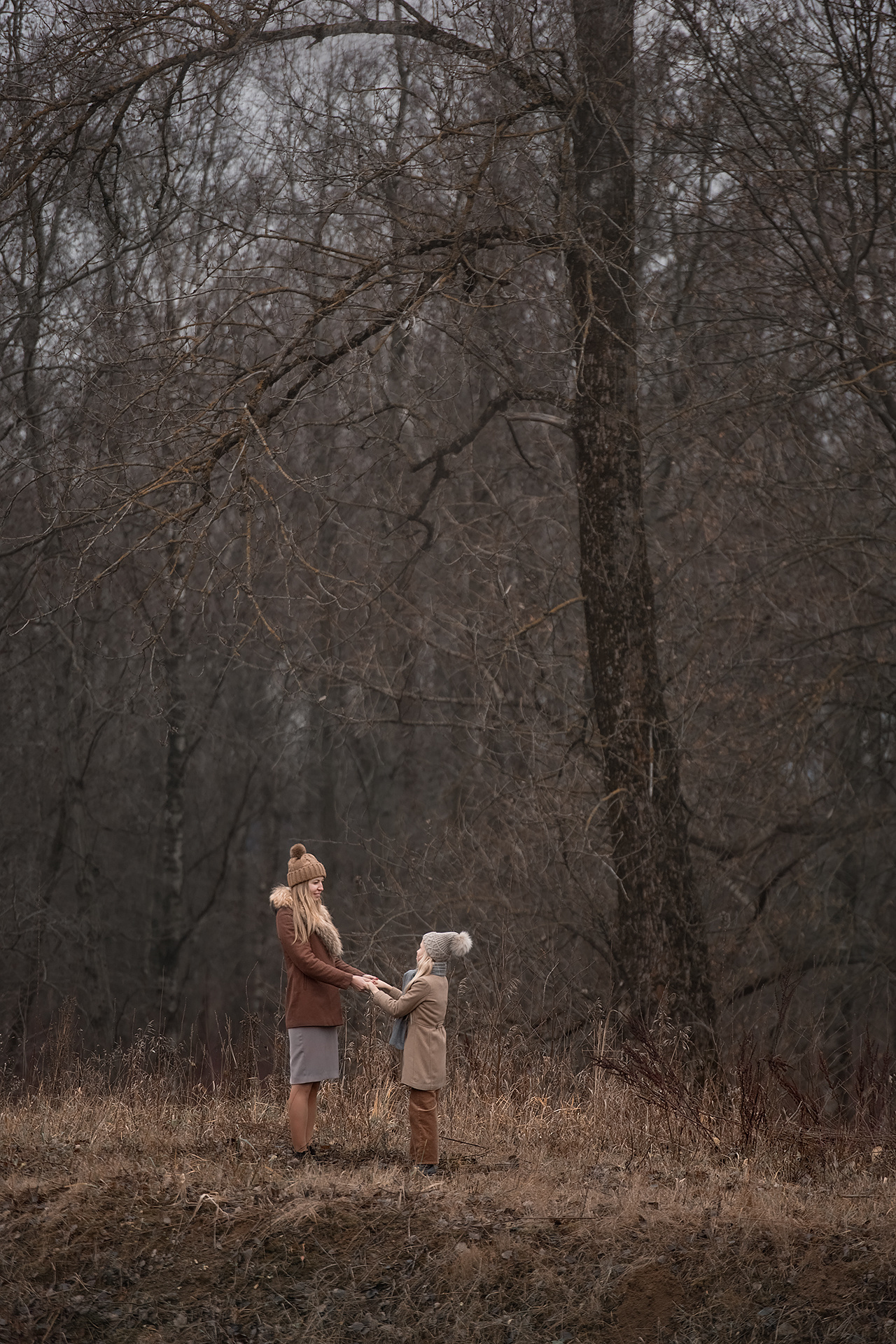 Осенняя фотосессия цвета Шоколад в Санкт-Петербурге. Фотограф Юлия Кондратьева
