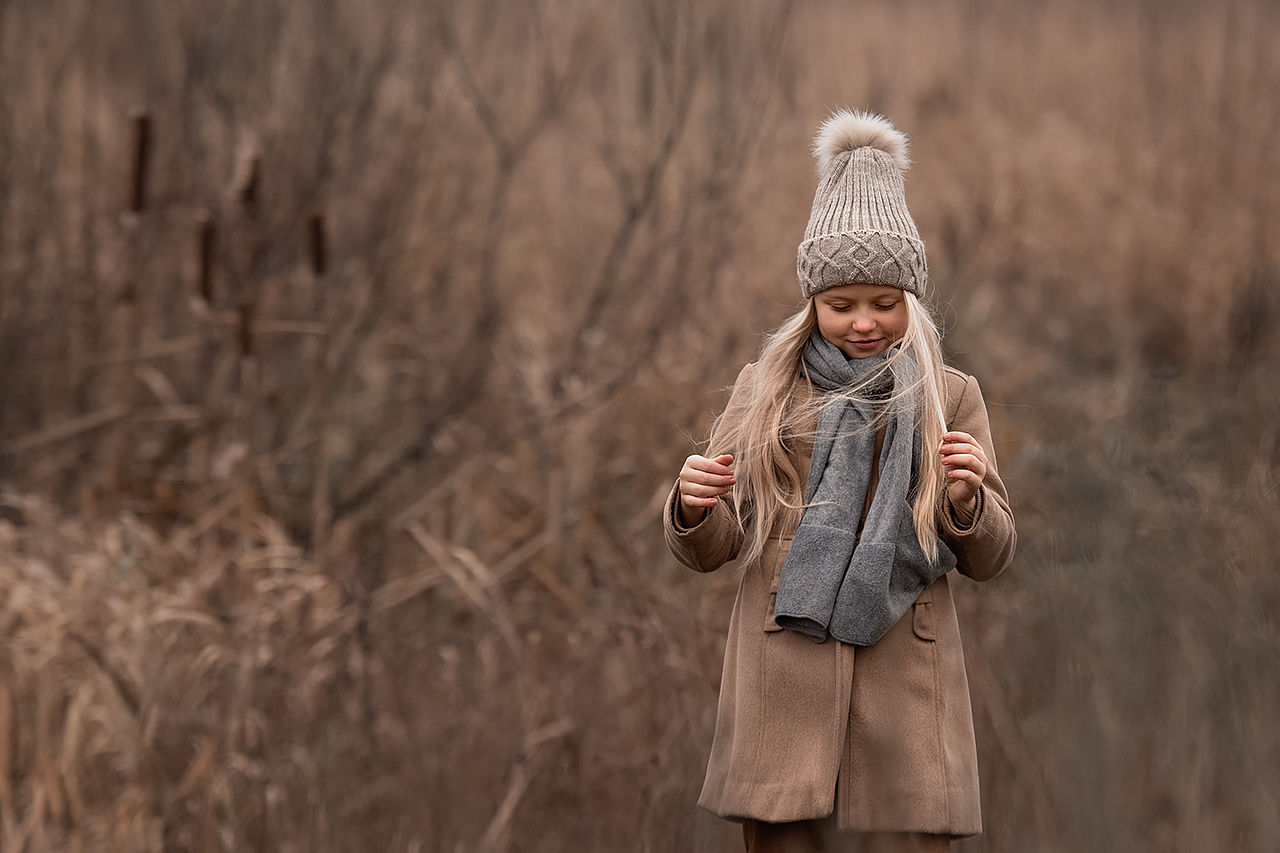 Осенняя фотосессия цвета Шоколад в Санкт-Петербурге. Фотограф Юлия Кондратьева