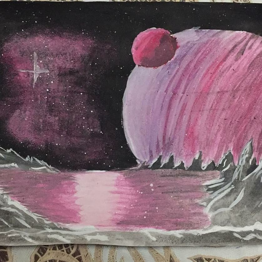 60 лет космической эры: наши дети рисуют звёзды!