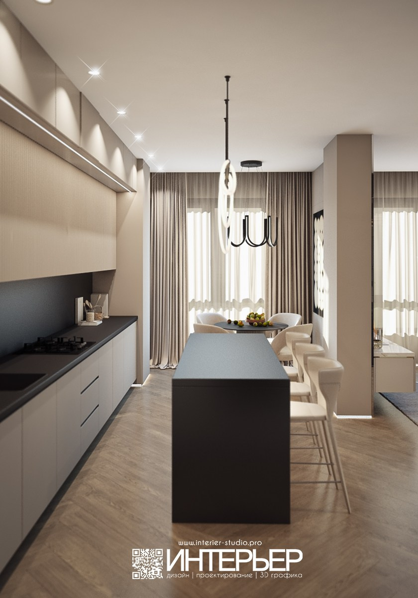 Дизайн-проект квартиры Михаила. ЖК Печорин. Дизайн интерьера, 3D визуализация и 3D моделирование. Создание проектов и чертежей. КМВ: Кисловодск, Пятигорск, Ессентуки и удаленно