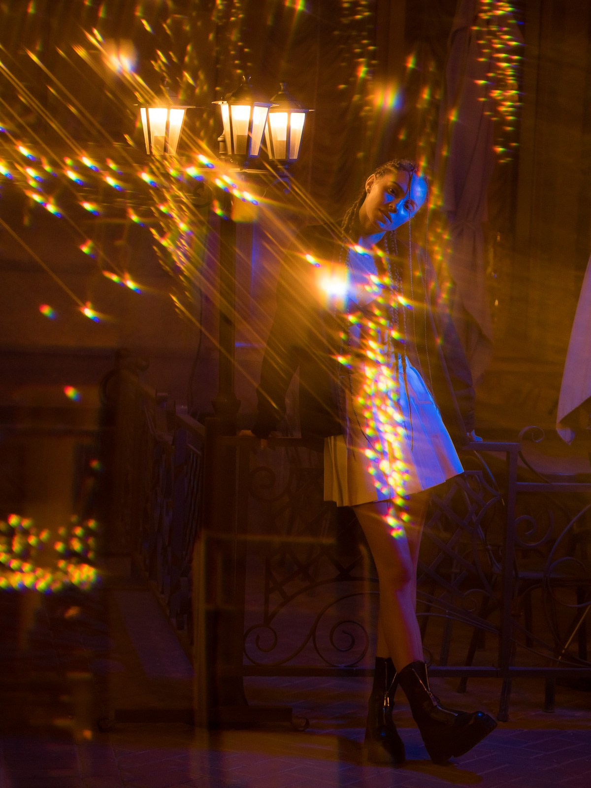 Съемка с цветным светом. Фотограф Диана Одинцова в Волгограде