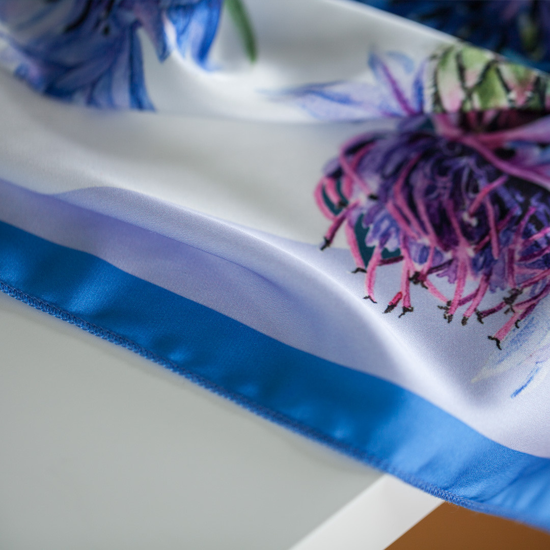 Авторские платки. Ручка Алена — ботанический художник, дизайнер, фотограф