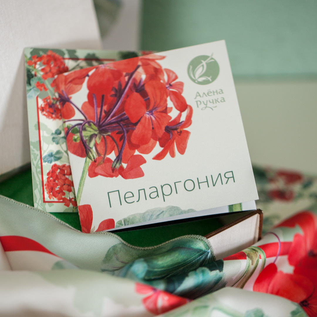 Авторские платки. Ручка Алена — ботанический художник, дизайнер, фотограф