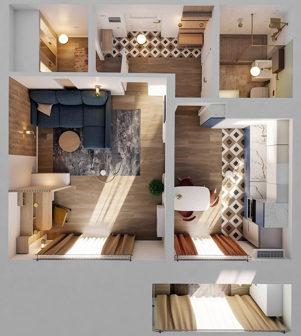 Инвестобъект SS11. Solntsevstudio — investment renovation, flipping, and real estate design in Moscow and the Moscow region
