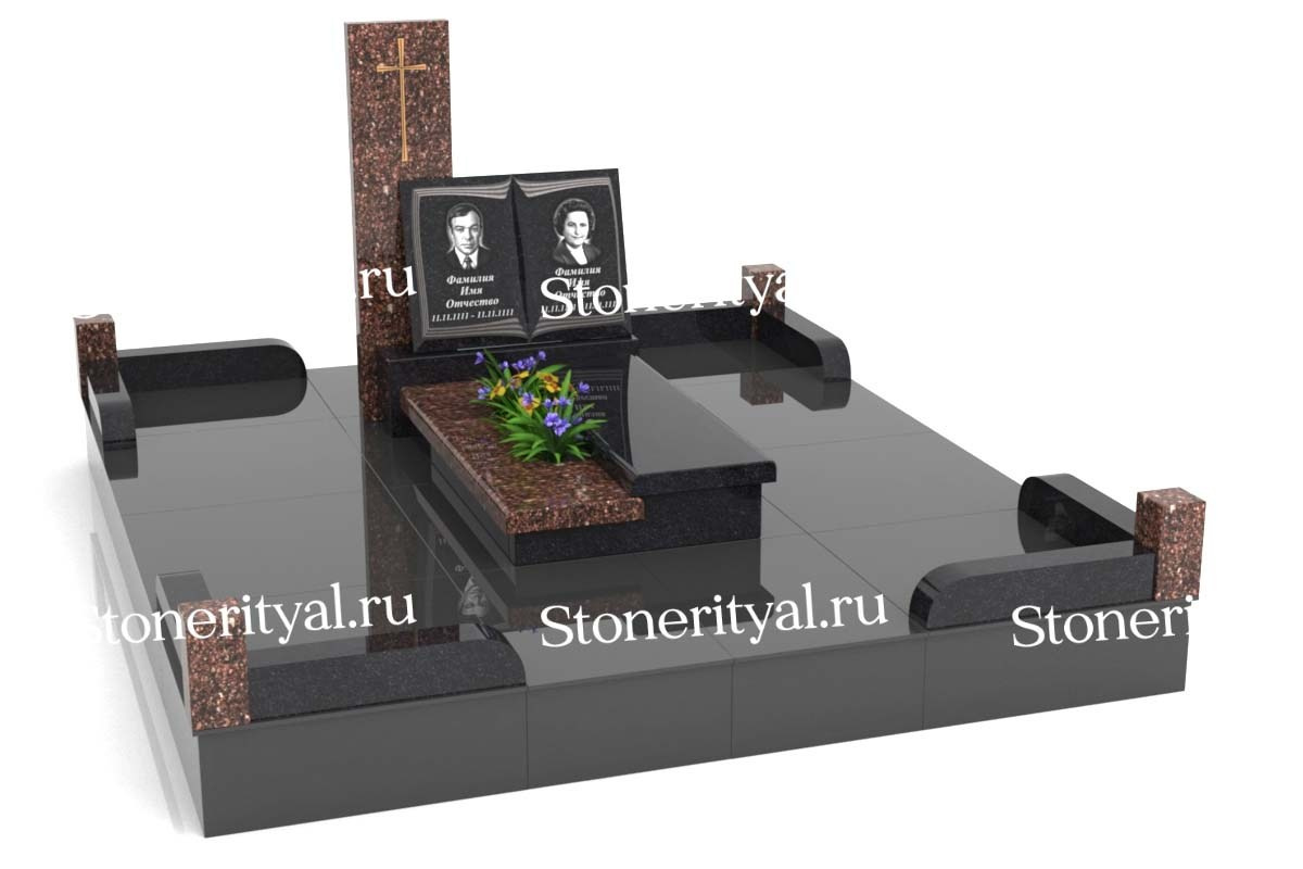 Семейные памятники. Изготовление и установка памятников в Москве и МО