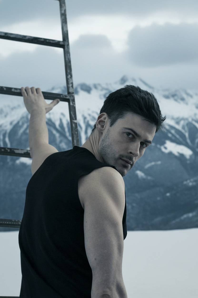 необычная мужская фотосессия