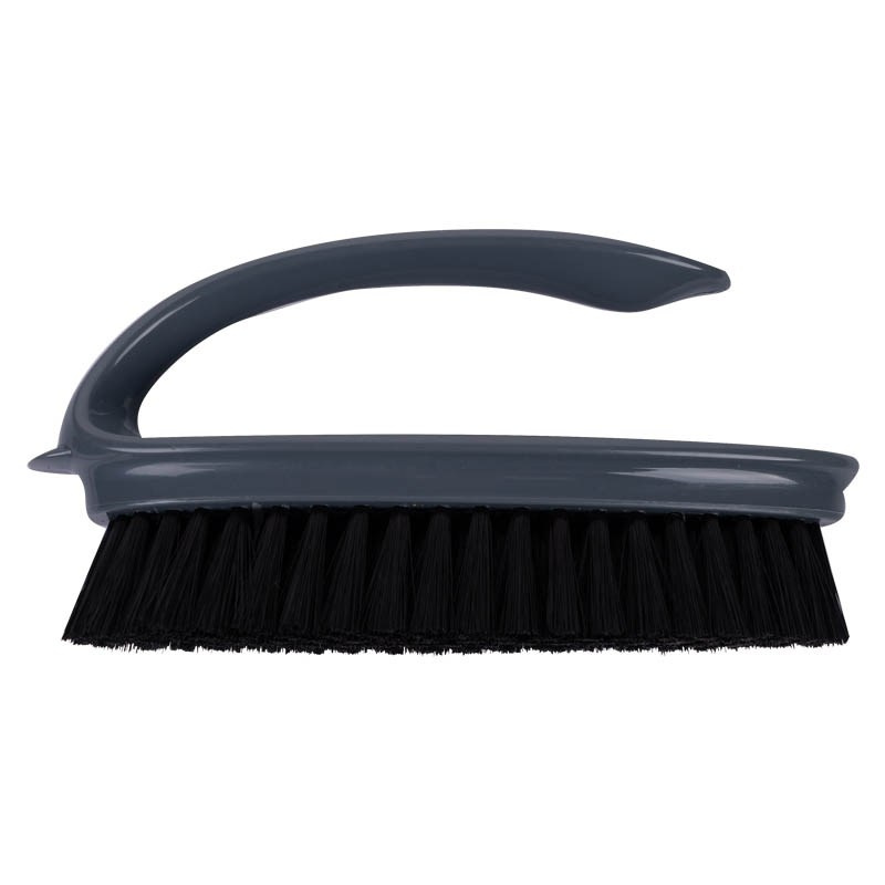 Щетка серая, щетины черные