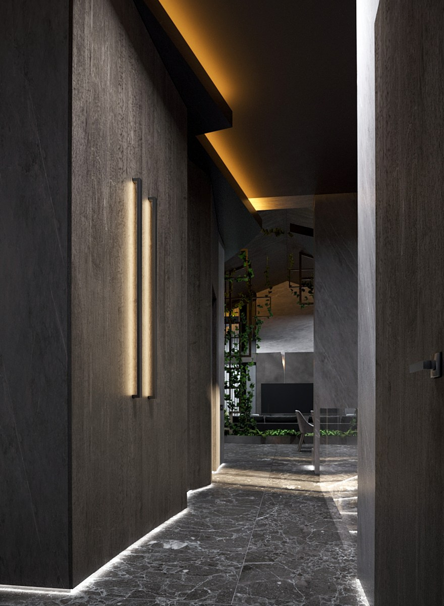 Дизайн-проект интерьера частного дома в Москве в поселке «Серебряный бор»