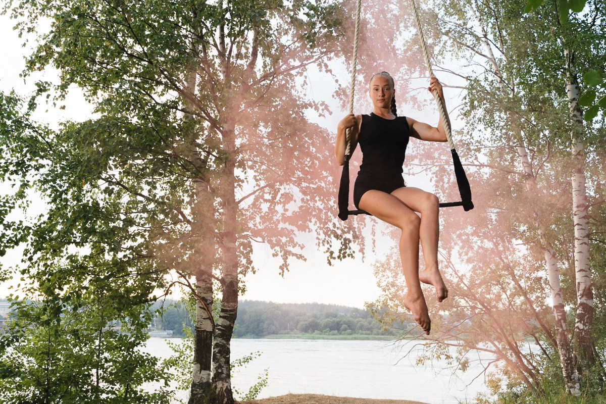 Фотопроект «Фаеры в лесу». Репортажный и семейный фотограф в Санкт-Петербурге Тарас Марченко