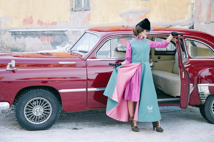 Съемка с автомобилем, рекламный контент